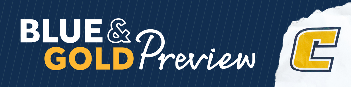 UTC Web banner with the Blue and Gold Preview Day logo