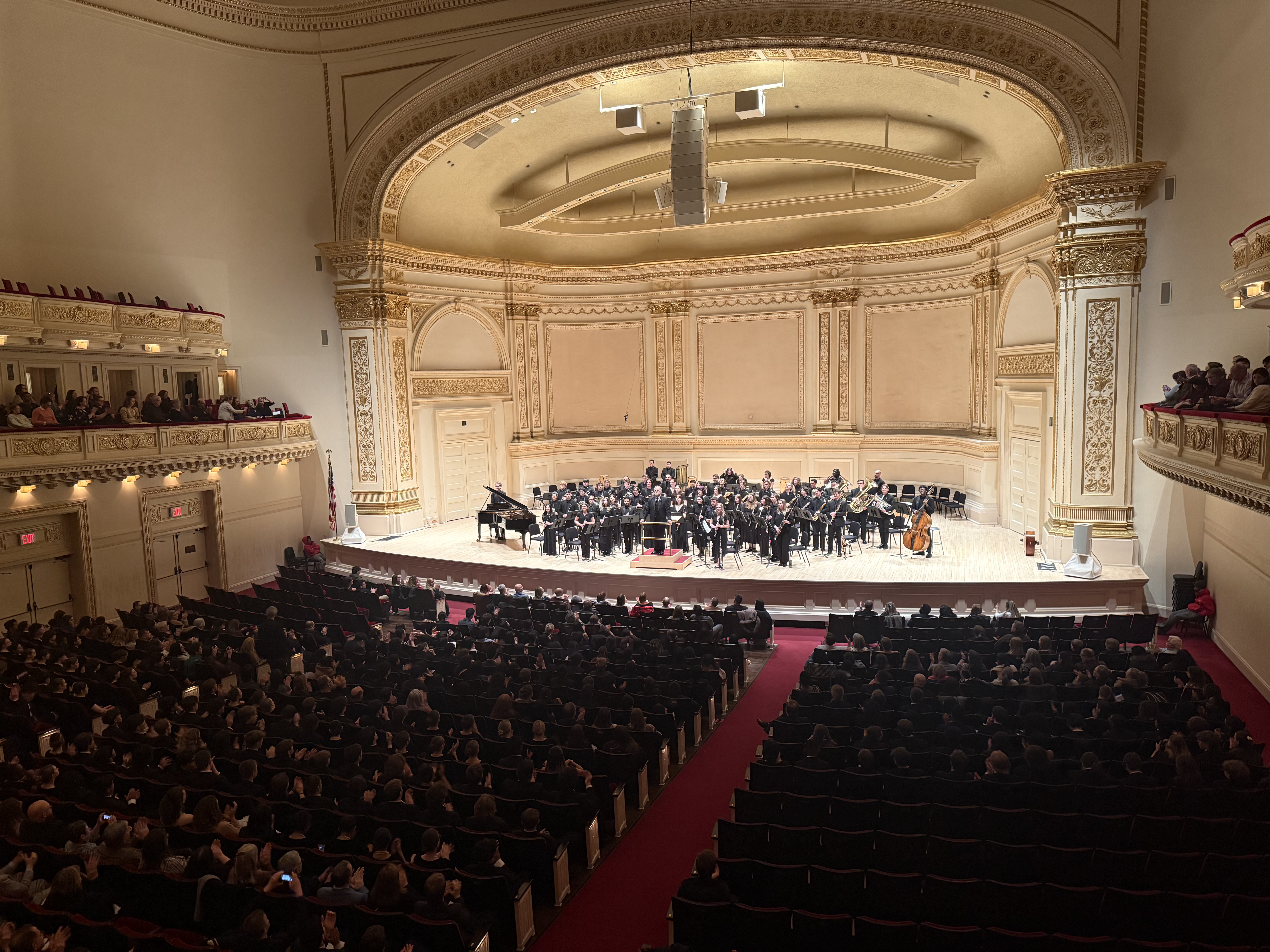 Prof. Coleman conducts UTC Wind Ensemble at Carnegie Hall