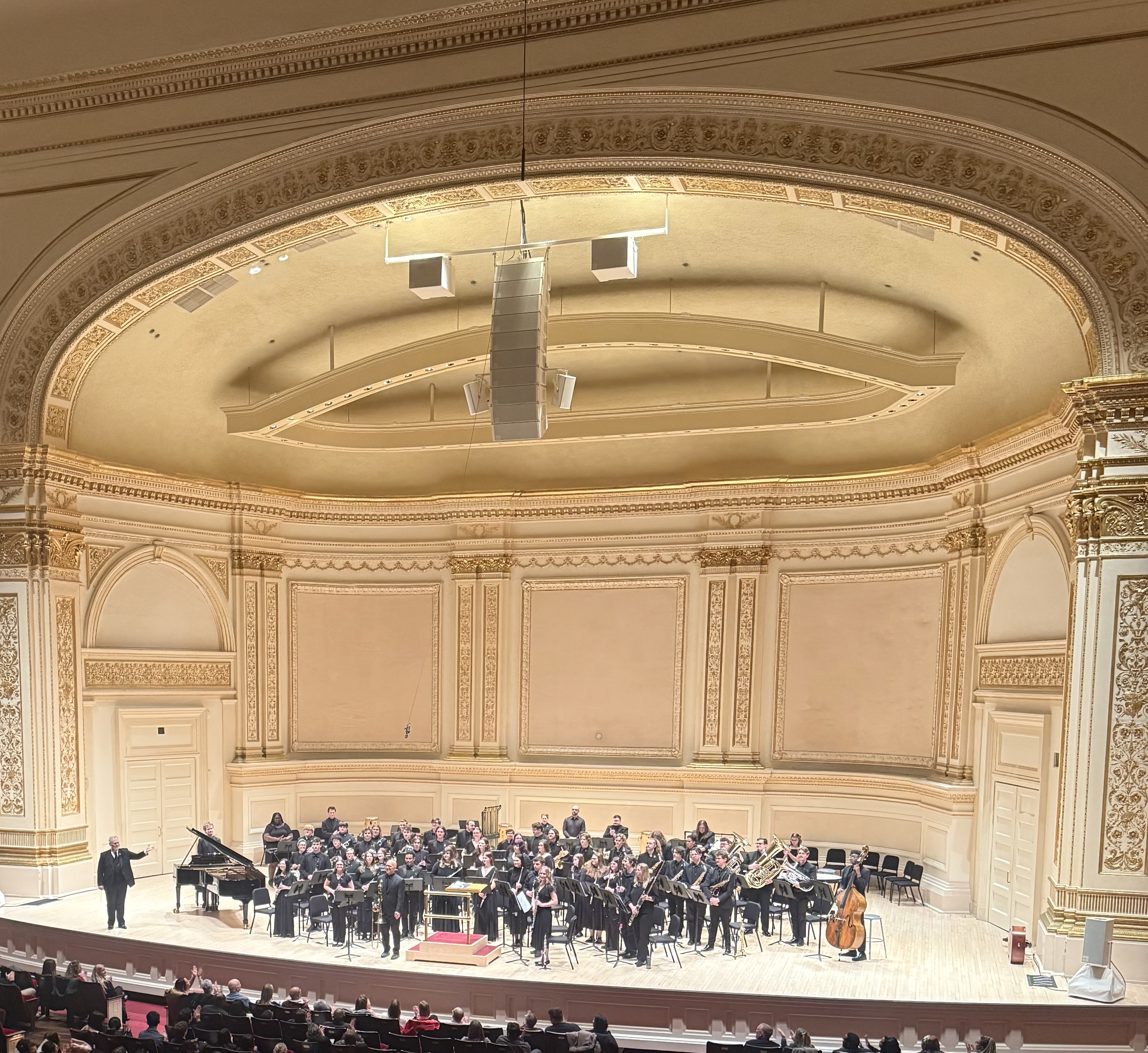 Prof. Coleman conducts UTC Wind Ensemble at Carnegie Hall