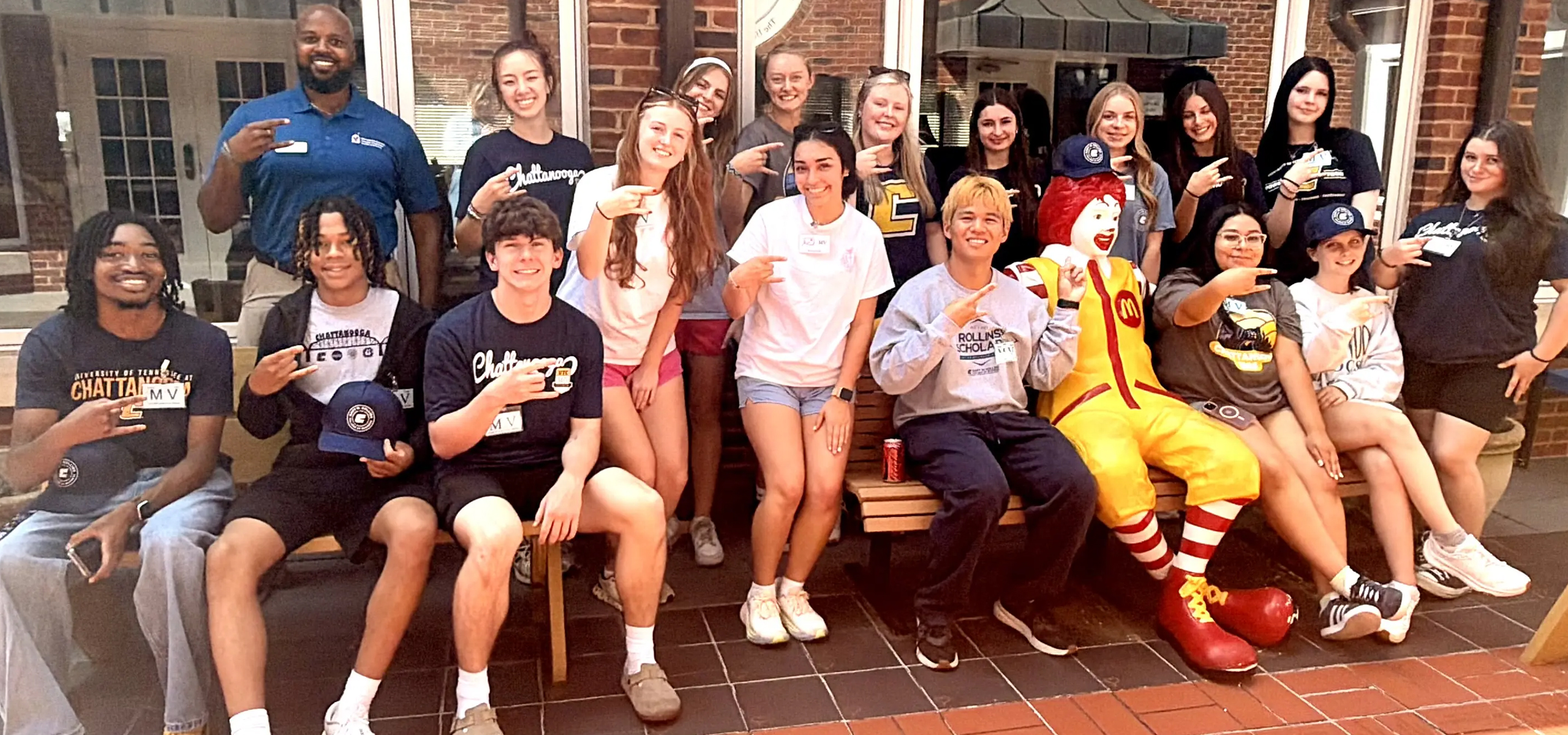 Rollins Scholars at the Ronald McDonald House.