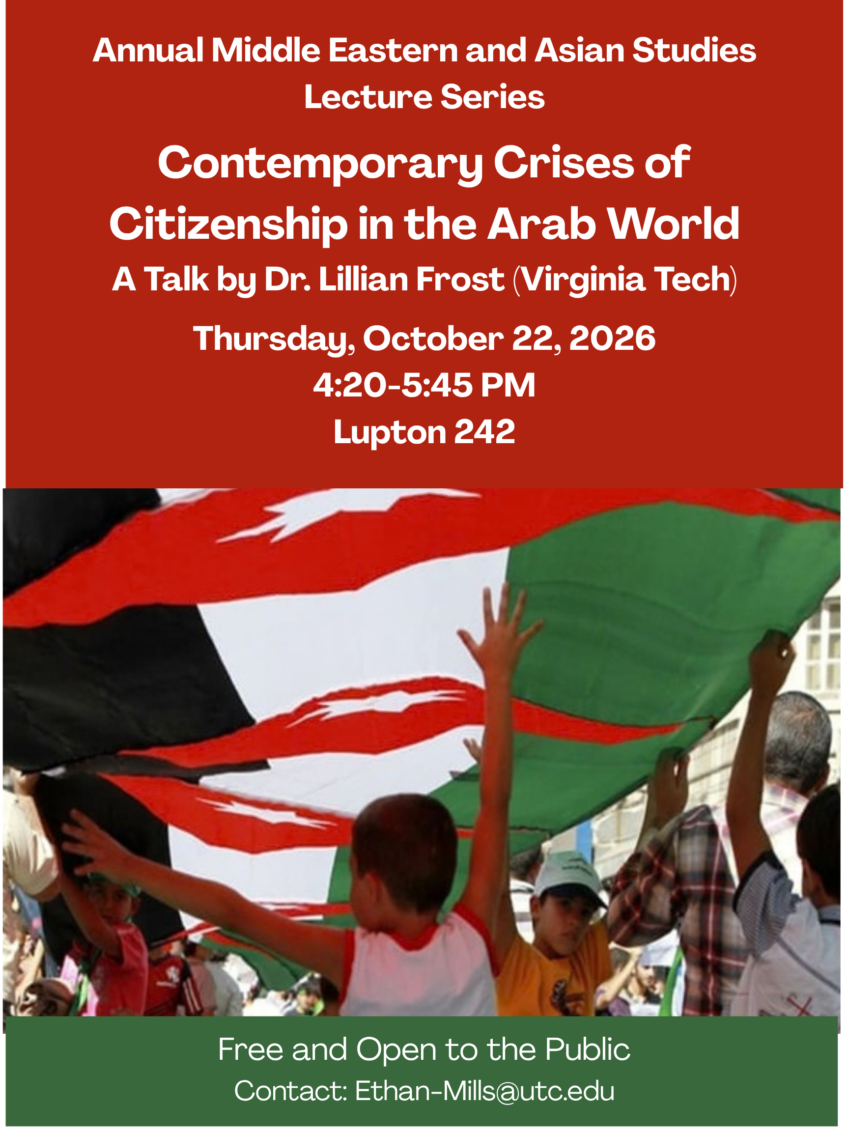 contemporary crises of citizenship in the arab world flyer