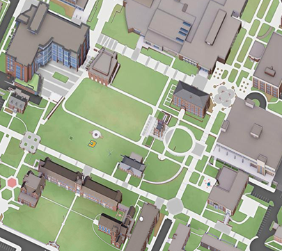 Interactive 3D map of UTC campus.