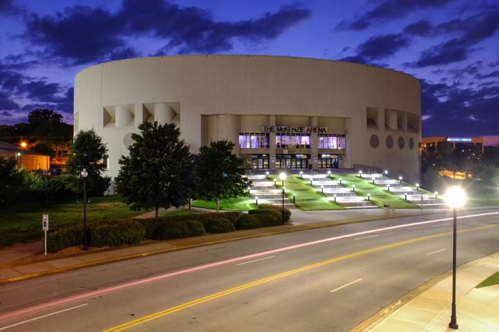 Mckenzie Arena at night