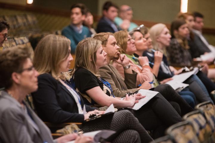Audience listens at URaCE travel awards