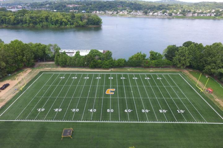 Scrappy Moore Field as seen from an areal view