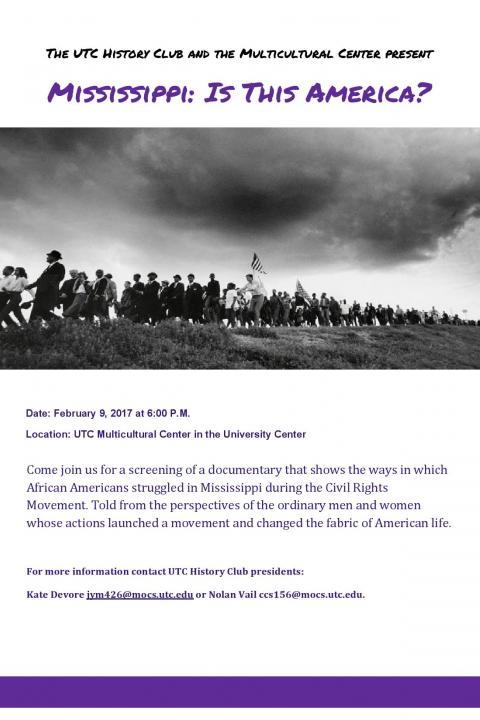 Mississippi: is this America? Screening Mississippi: is this America? Screening