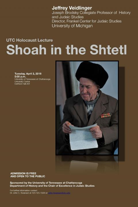 Shoah in the Shtetl: UTC Holocaust Lecture