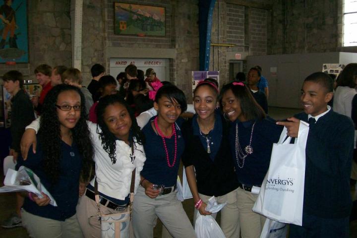 Talent Search College Fair Students at a Talent Fair