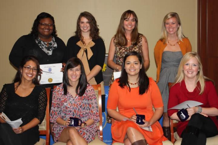 group photo of inductees