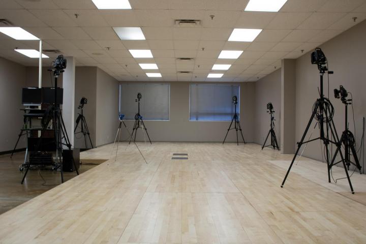 Motion Lab Floor Motion Lab Room with Cameras