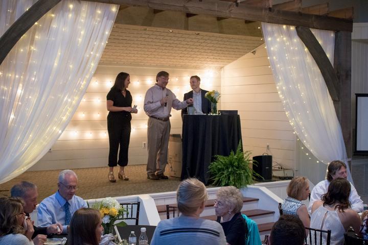 Student banquet stage and event