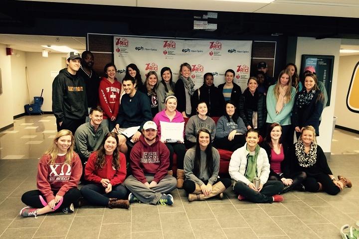 Group picture at the Red Couch Tour