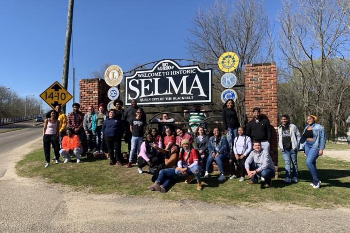 UTC students on trip to Selma