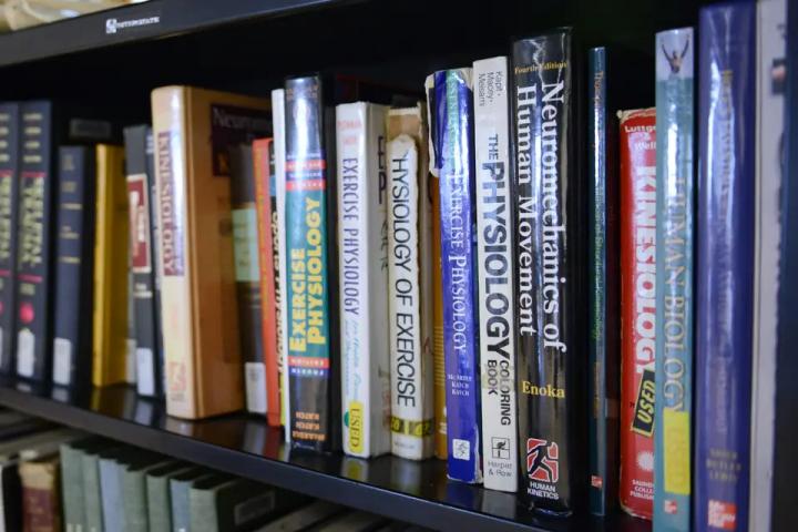 books on a shelf