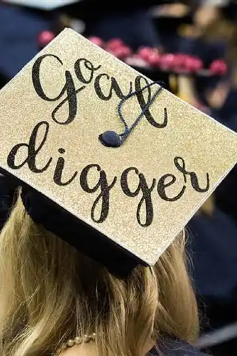 Student at graduation