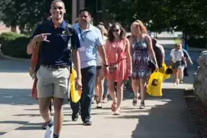 Students on a tour