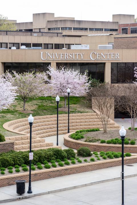 University Center with Trees