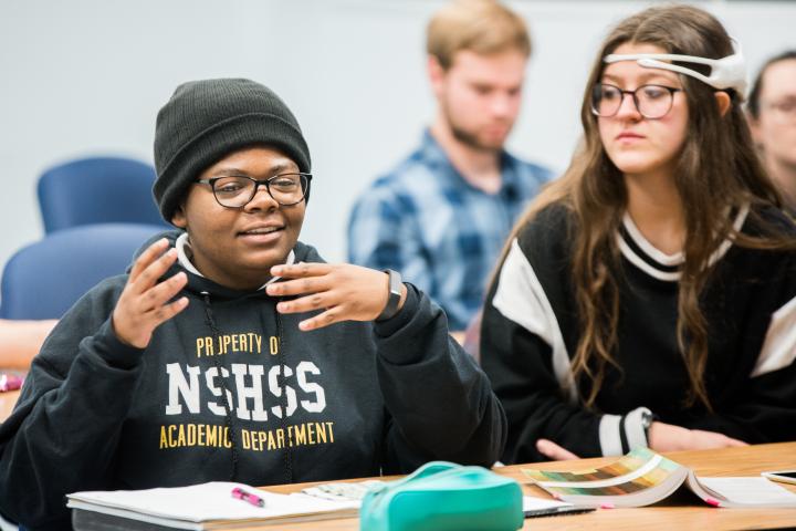 Students in Buddhist Philosophy Class 