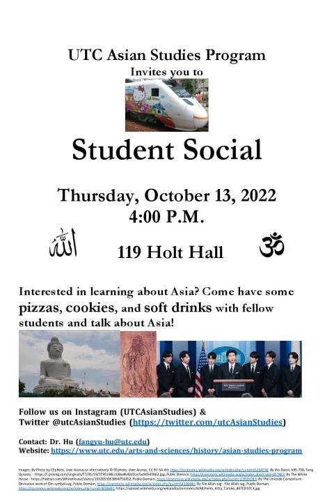 Asian Studies Social Fall 2022 Asian Studies Social Fall 2022