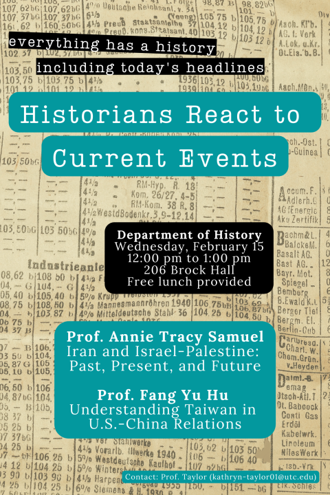 2023-2-15-SP23 Historians React Poster (12 × 18 in)