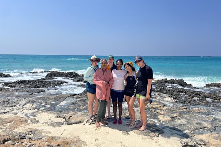 San Sal 2023 students in san salvador bahamas