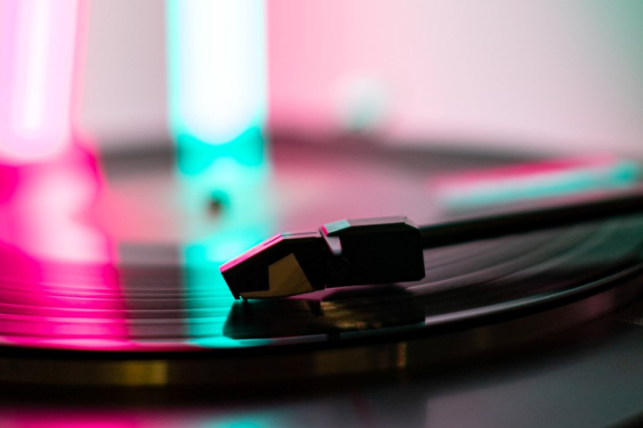 Photograph of a turntable