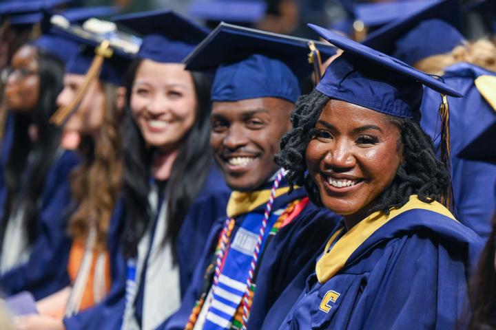 Graduate Students at Commencement 