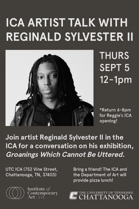 ICA Artist Talk with Reginald Sylvester II ICA Artist Talk with Reginald Sylvester II