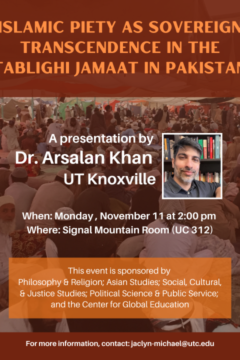 Flyer for lecture event Flyer for lecture event