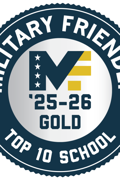 Military Friendly School 25 to 26 Top 10
