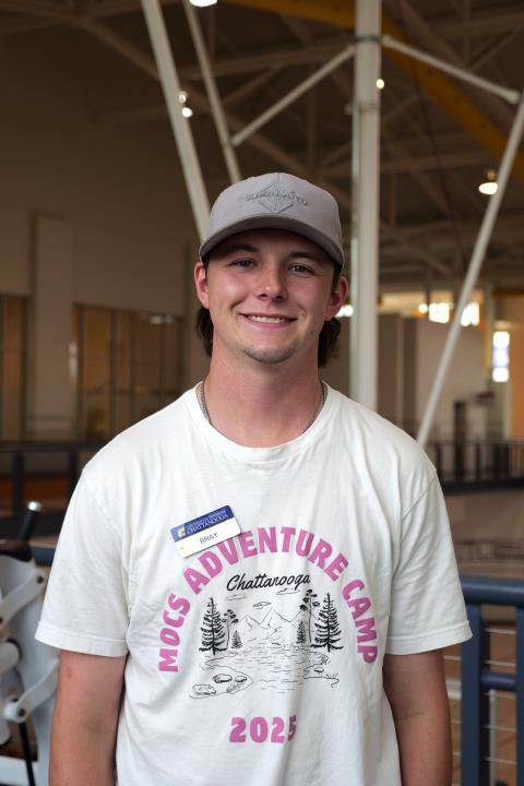 Bray Roberts Bray Roberts is a Mocs Adventure Camp, camp counselor for 4th and 5th grade campers