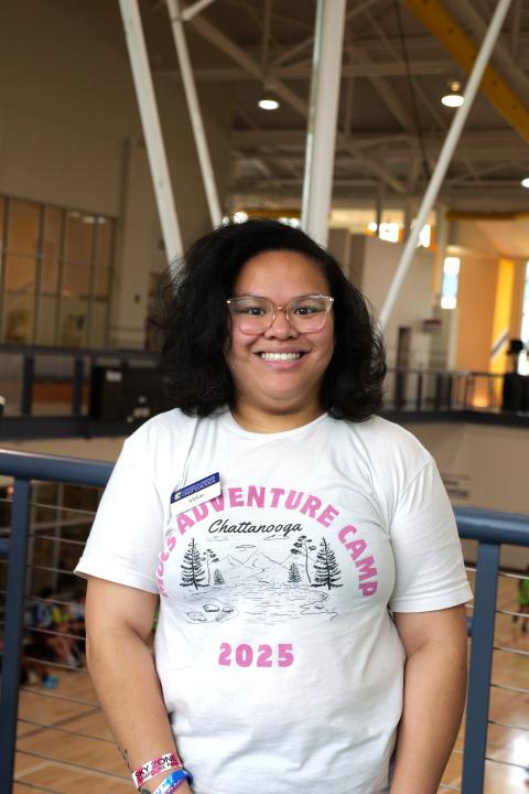Vickie Vu Vickie Vu is a Mocs Adventure Camp, camp counselor for 2nd and 3rd grade campers