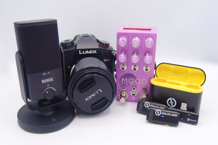 A selection of equipment available in the Studio