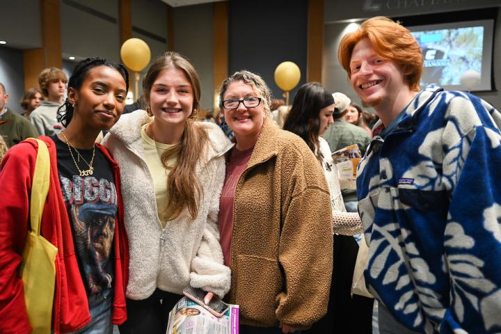 Prospective UTC students at a Blue and Gold event