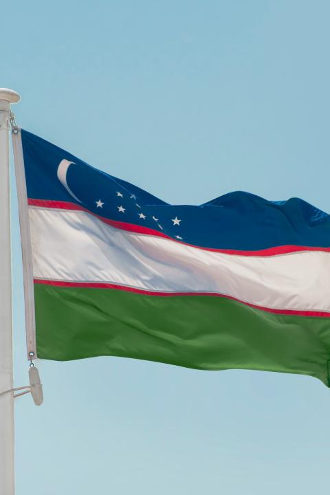 Flag of Uzbekistan