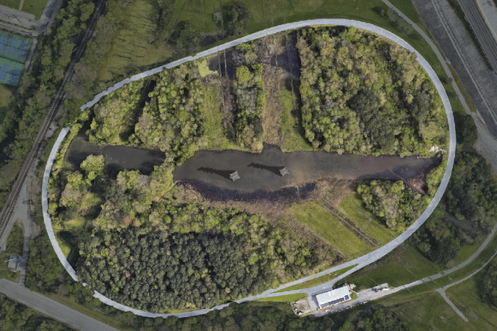 Bird's eye view of the CUIP testrack