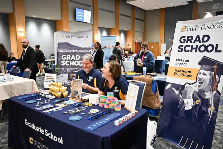 UTC graduate school admissions tabling event