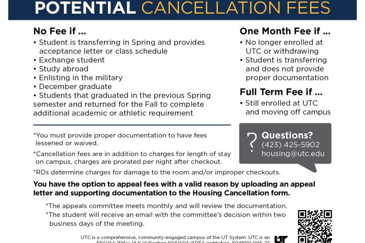 Cancellation Fee Information