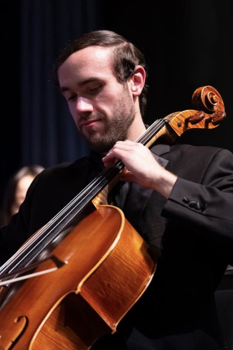 Man playing cello