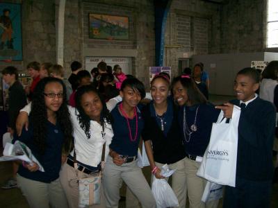 Talent Search College Fair Students at a Talent Fair