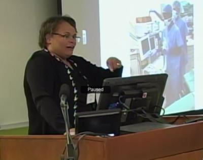 2016 Conference speaker Speaker presenting