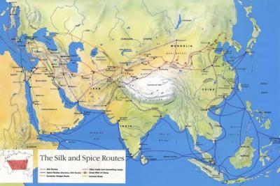 The silk and spice routes
