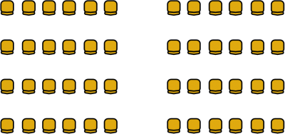 Chairs in rows