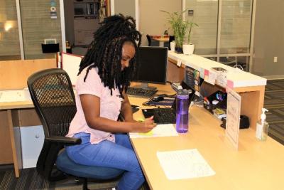 Supervisor and Student Responsibilities Student sitting on a desk.