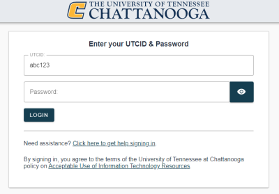 How to Sign-In at UTC