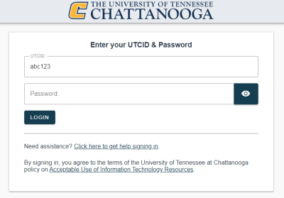 Curriculog-2 How to Sign-In at UTC