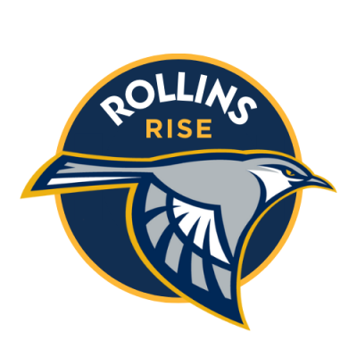 Rollins Rise, powered by Suitable UTC Mockingbird in flight, with the words Rollins Rise above it.