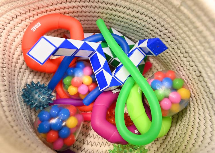 Colorful sensory tools