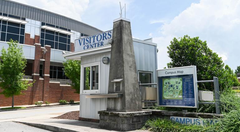 Visitor Information Header Photo used to display the Information Booth for Visitors