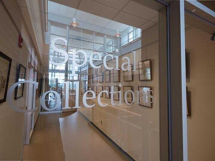 Entrance to Special Collections